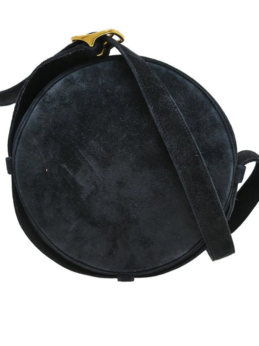 Best07 Hermes Black Doblis Circle Crossbody Shoulder Bag NQ10928